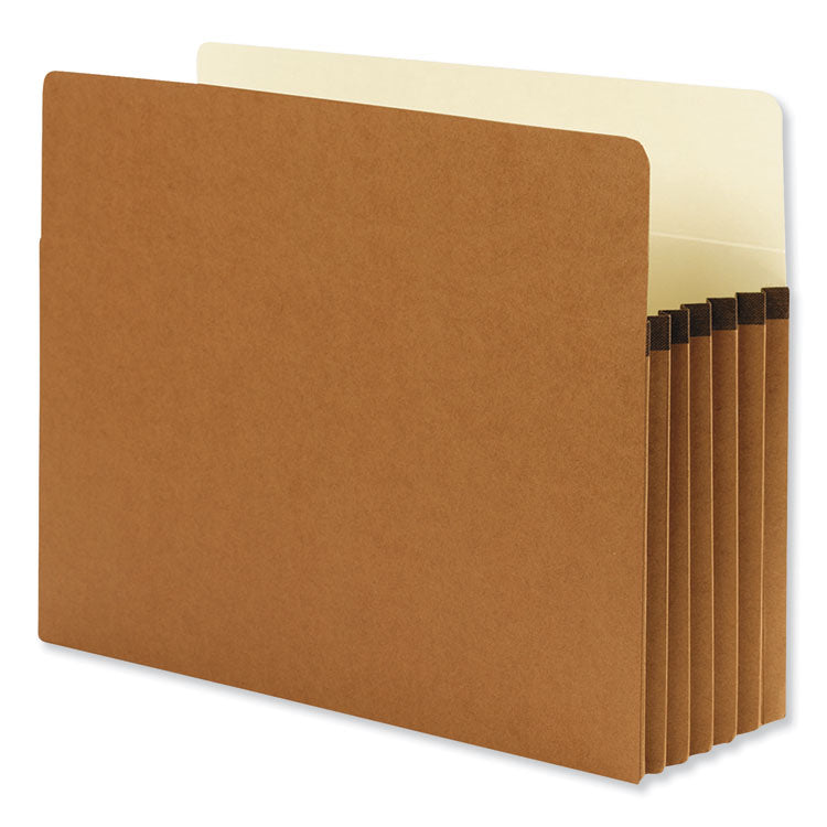 Smead - Redrope Drop Front File Pockets, 5.25" Expansion, Letter Size, Redrope, 10/Box