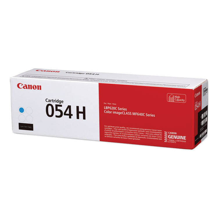 Canon - 3027C001 (054H) High-Yield Toner, 2,300 Page-Yield, Cyan