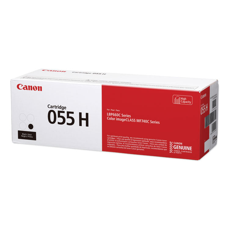 Canon - 3020C001 (055H) High-Yield Toner, 7,600 Page-Yield, Black