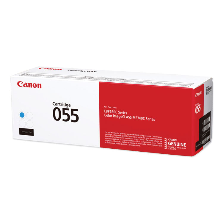 Canon - 3015C001 (055) Toner, 2,100 Page-Yield, Cyan