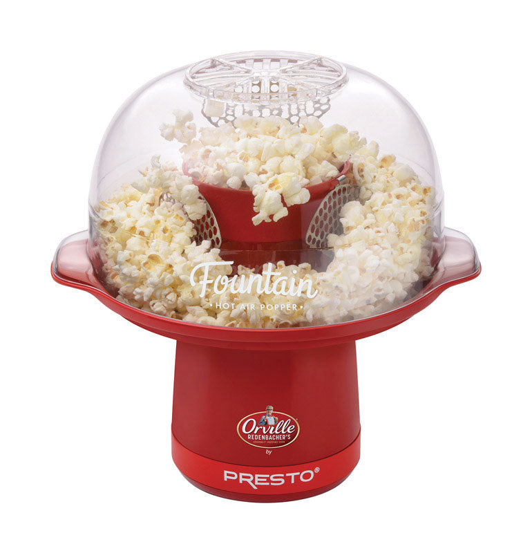 NATIONAL PRESTO - Presto Gloss Red 20 cups Air Popcorn Machine