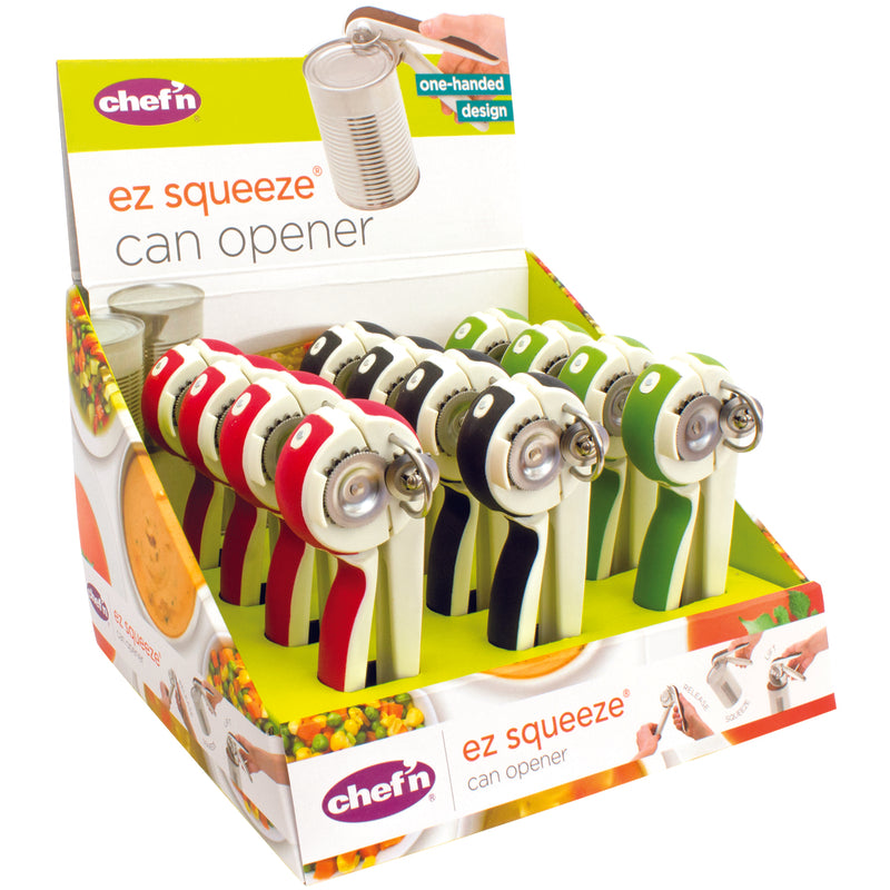 CHEF'N - Chef'n EZSqueeze Assorted Stainless Steel Manual Can Opener - Case of 12