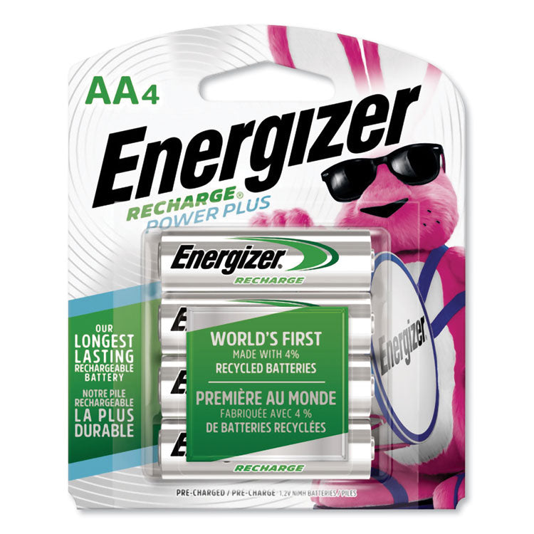 Energizer - NiMH Rechargeable AA Batteries, 1.2 V, 4/Pack