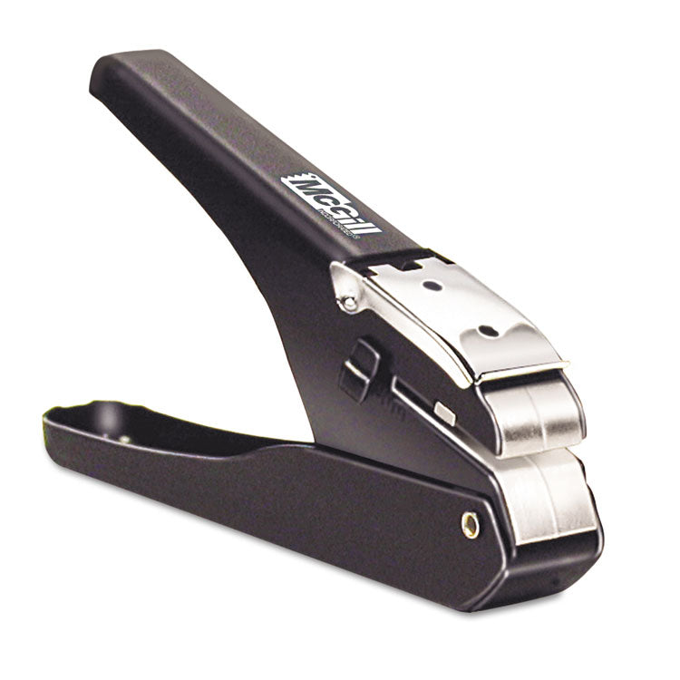 McGill - Handheld Badge/Slot Punch, 9/16" x 1/8" Horizontal Slot, Black/Chrome