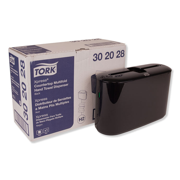 Tork - Xpress Countertop Towel Dispenser, 12.68 x 4.56 x 7.92, Black