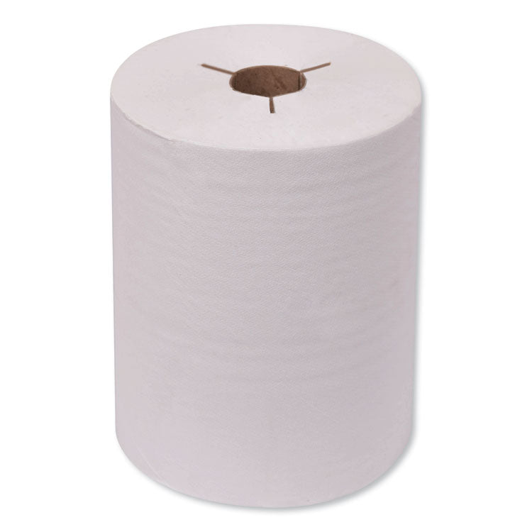 Tork - Universal Hand Towel Roll, Notched, 1-Ply, 8" x 425 ft, Natural White, 12 Rolls/Carton