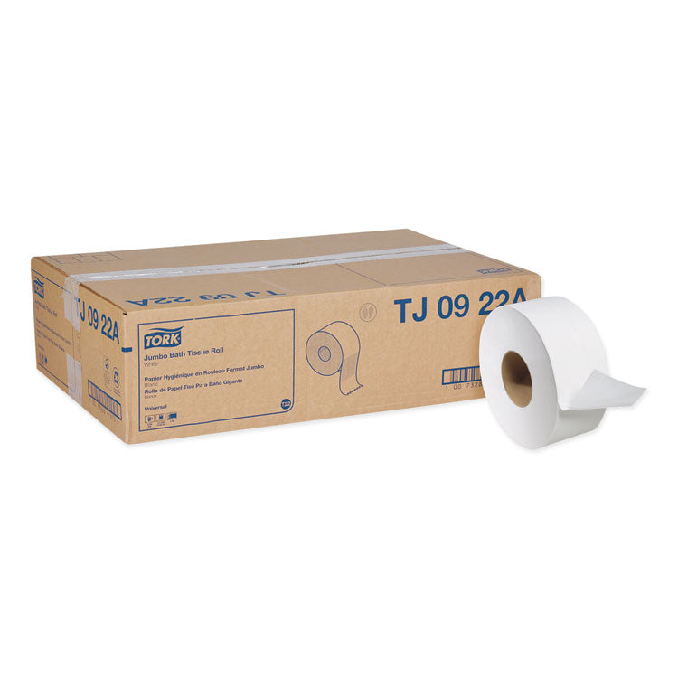 Tork - Universal Jumbo Bath Tissue, Septic Safe, 2-Ply, White, 3.48" x 1,000 ft, 12/Carton