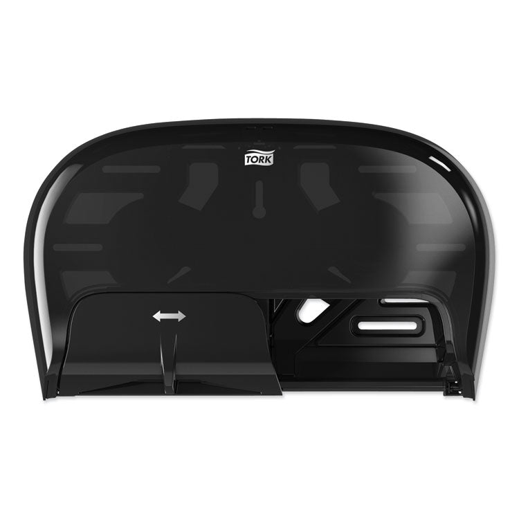 Tork - High Capacity Bath Tissue Roll Dispenser for OptiCore, 16.62 x 5.25 x 9.93, Black