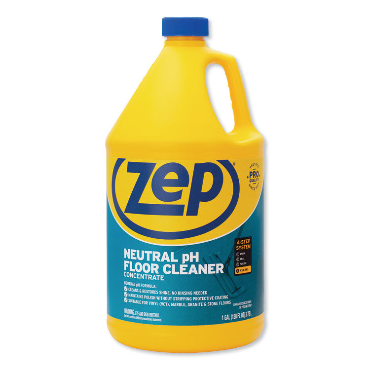 Zep Commercial - Neutral Floor Cleaner, Fresh Scent, 1 gal Bottle