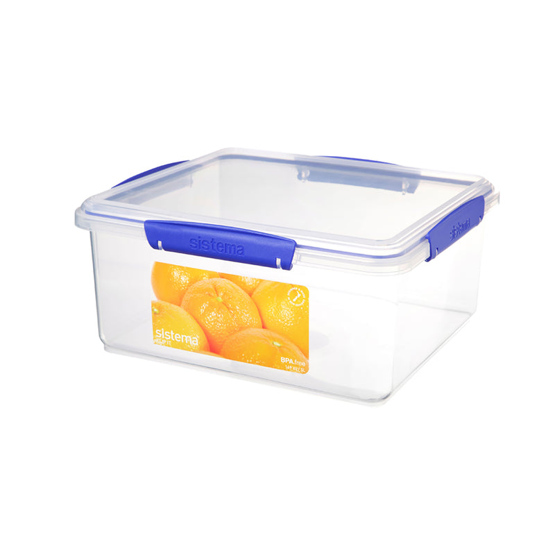 SISTEMA - Sistema Klip It 169.07 oz Clear Food Storage Container 1 pk