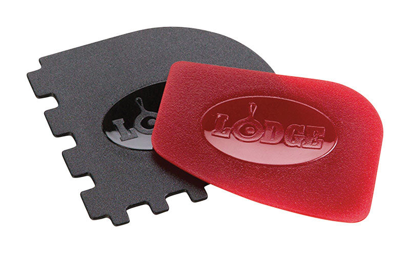 LODGE - Lodge Black/Red Polycarbonate Scraper Combo Set