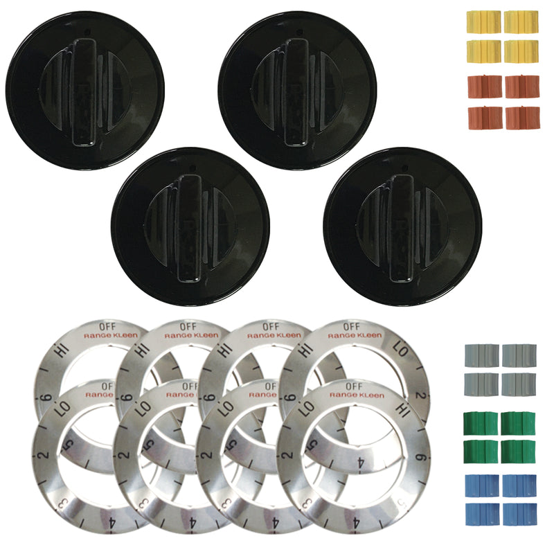 RANGE KLEEN - Range Kleen Plastic Replacement Knob Kit [8114]