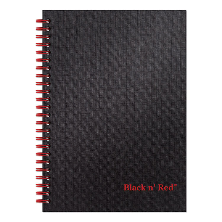 Black n' Red - Hardcover Twinwire Notebooks, SCRIBZEE Compatible, 1-Subject, Wide/Legal Rule, Black Cover, (70) 8.25 x 5.88 Sheets
