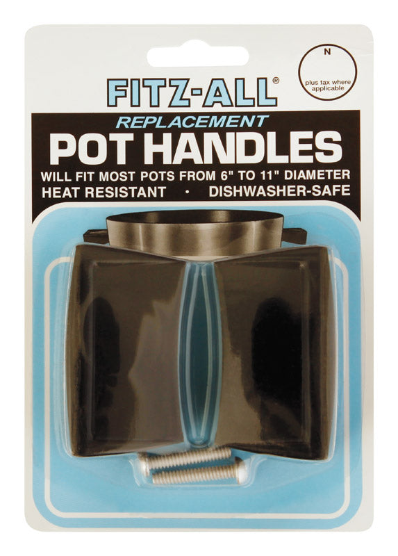 FITZ-ALL - Fitz-All Plastic Replacement Pot Handles Black