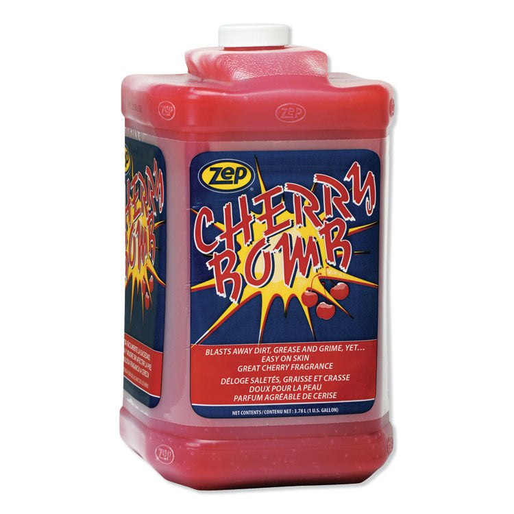 Zep - Cherry Bomb Hand Cleaner, Cherry Scent, 1 gal Bottle, 4/Carton