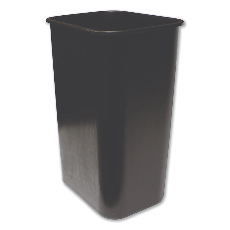 Impact - Soft-Sided Wastebasket, 41 qt, Polyethylene, Black