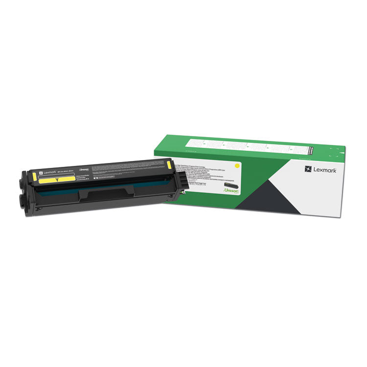 Lexmark - C3210Y0 Return Program Toner, 1,500 Page-Yield, Yellow