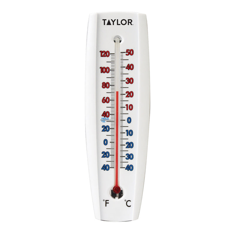 TAYLOR - Taylor Tube Thermometer Plastic White 7.68 in. - Case of 6