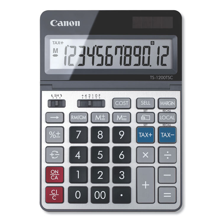 Canon - TS-1200TSC Desktop Calculator, 12-Digit LCD