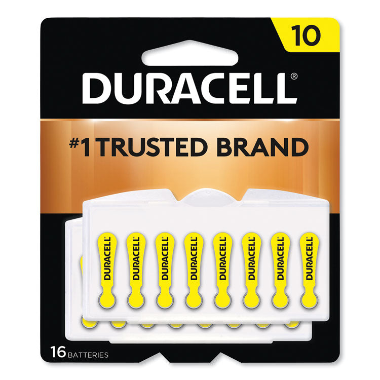 Duracell - Hearing Aid Battery, #10, 16/Pack