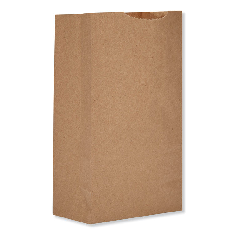 General - Grocery Paper Bags, 52 lb Capacity, #2, 4.3" x 2.44" x 7.88", Kraft, 500 Bags