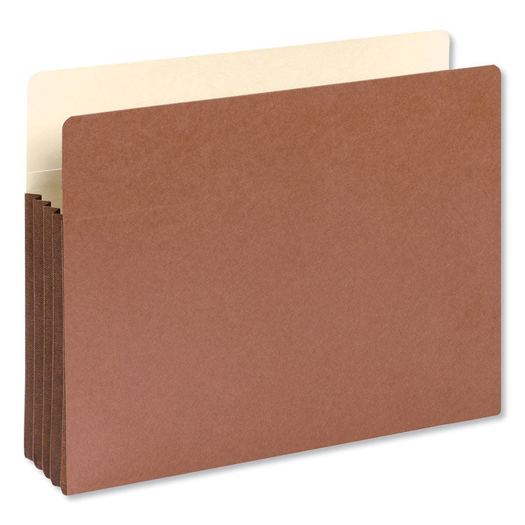 Smead - Redrope Drop-Front File Pockets with Fully Lined Gussets, 3.5" Expansion, Letter Size, Redrope, 10/Box