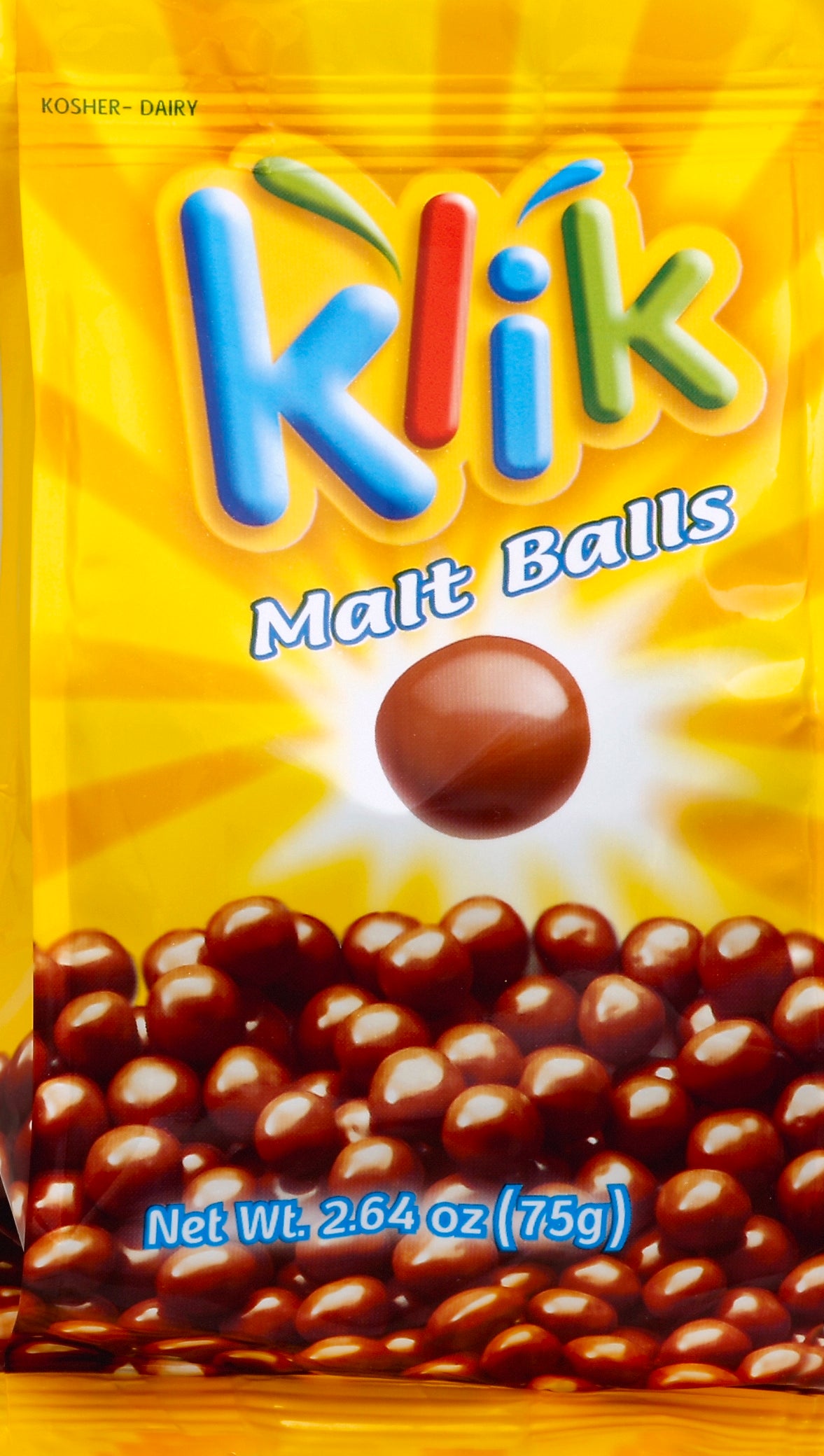 Klik Malt Balls 2.64 oz - Case of 16
