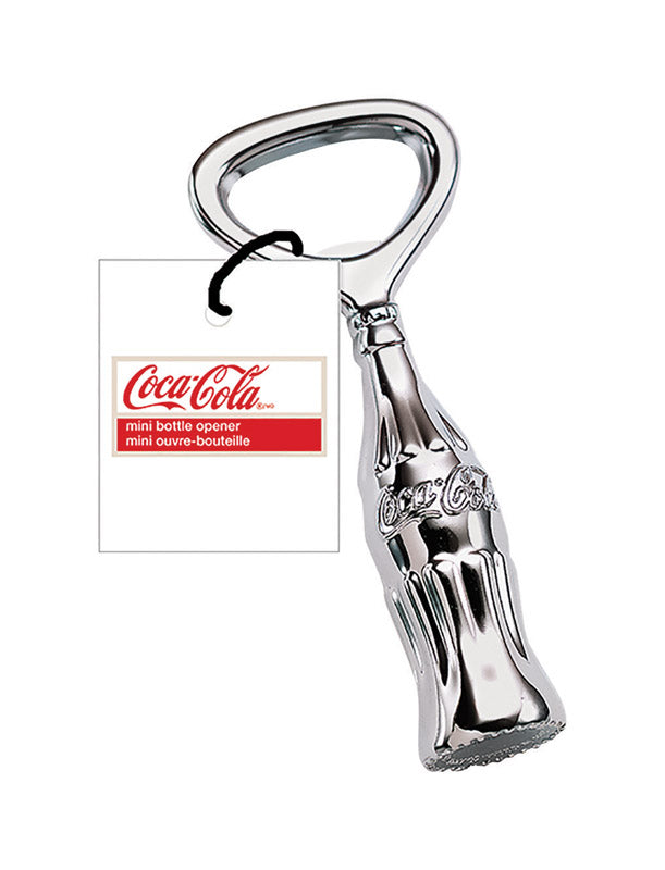 TABLECRAFT - TableCraft Coca-Cola Chrome Silver Metal Manual Bottle Opener