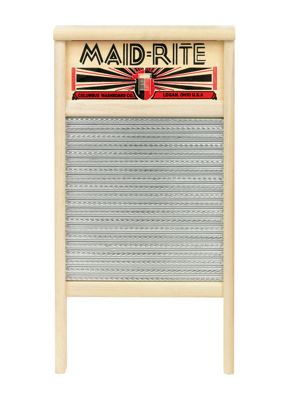 MAID-RITE - Maid-Rite 12-7/16 in. W X 23.75 in. L Metal Scrub Surface Washboard