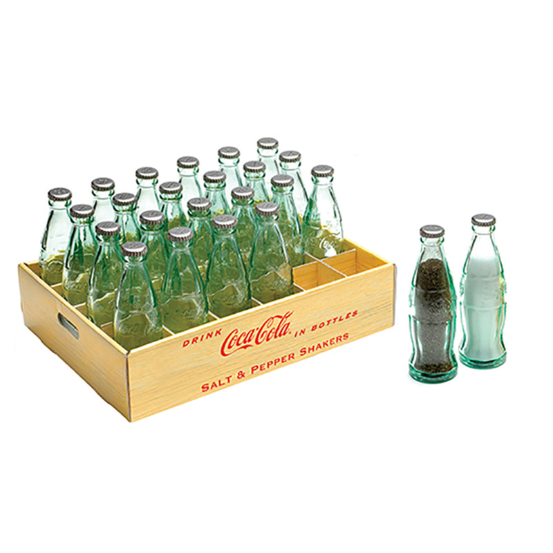 TABLECRAFT - TableCraft Coca-Cola Clear Glass Salt and Pepper Shakers 1 oz - Case of 24