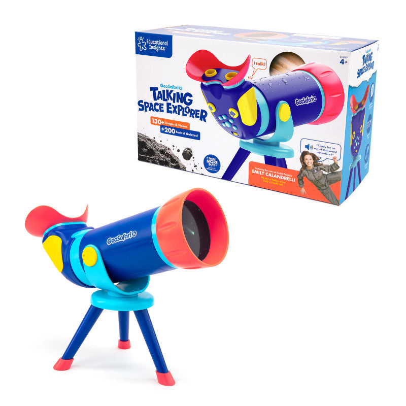 EDUCATIONAL INSIGHTS - GeoSafari Jr. Talking Space Explorer Play Telescope