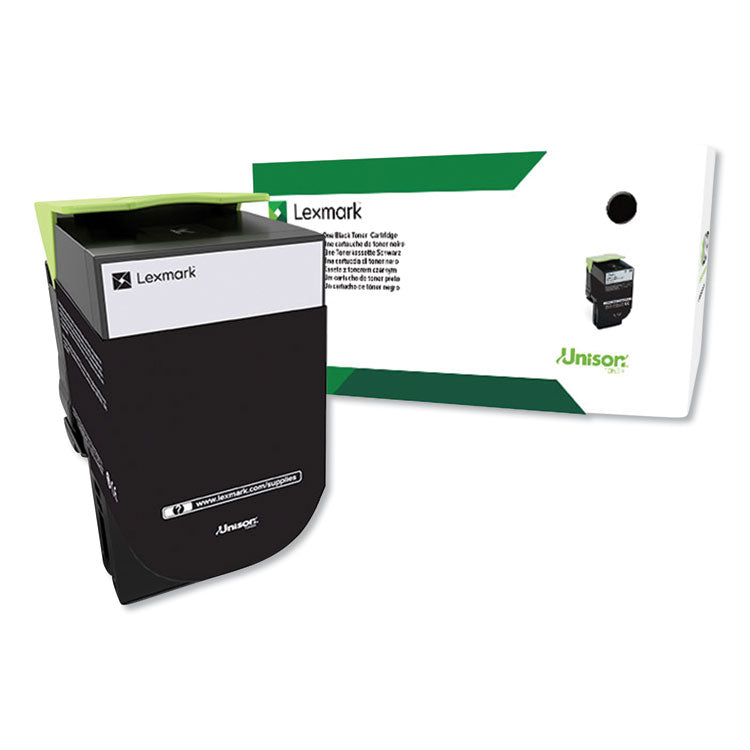 Lexmark - 80C0HKG Return Program High-Yield Toner, 4,000 Page-Yield, Black, TAA Compliant