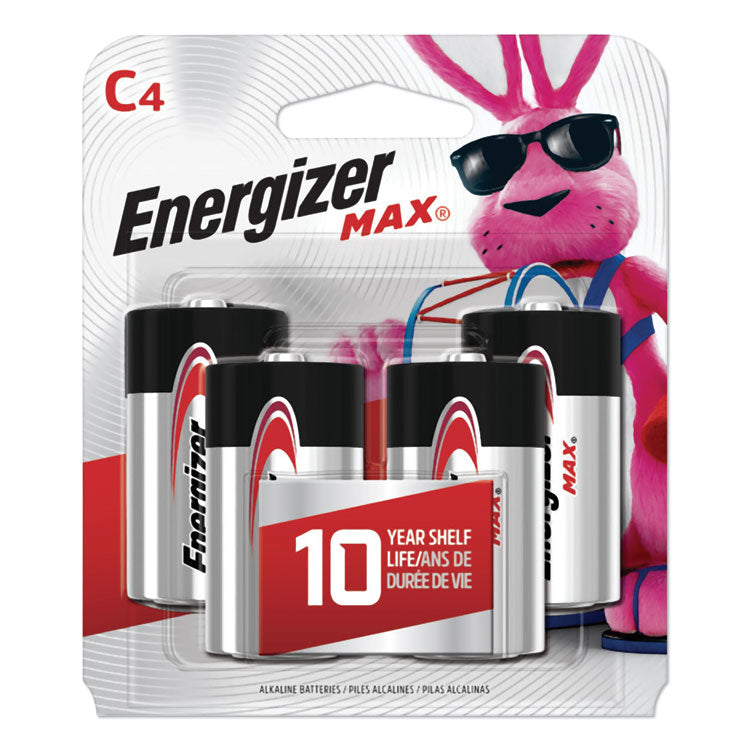 Energizer - MAX Alkaline C Batteries, 1.5 V, 4/Pack