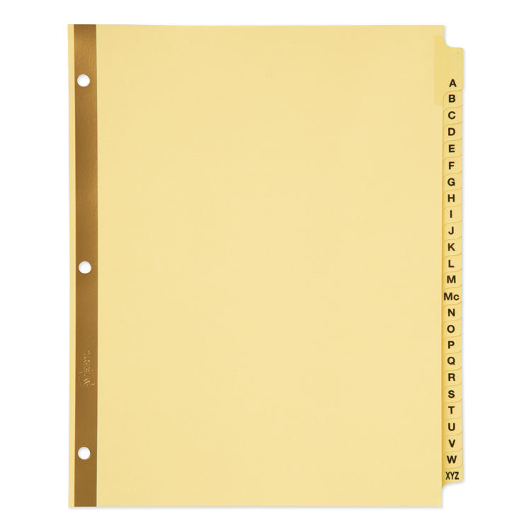 Avery - Preprinted Laminated Tab Dividers w/Gold Reinforced Binding Edge, 25-Tab, Letter