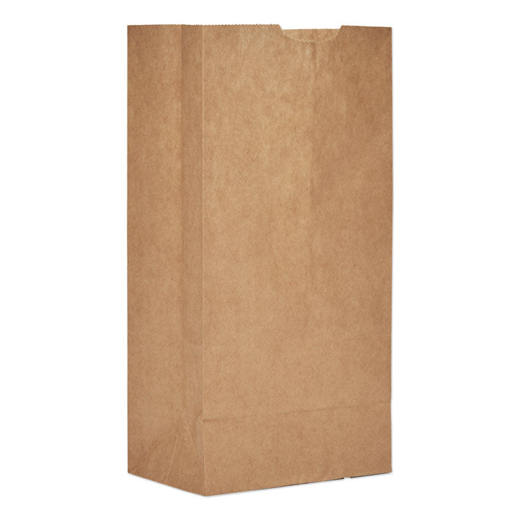 General - Grocery Paper Bags, 50 lb Capacity, #4, 5" x 3.13" x 9.75", Kraft, 500 Bags