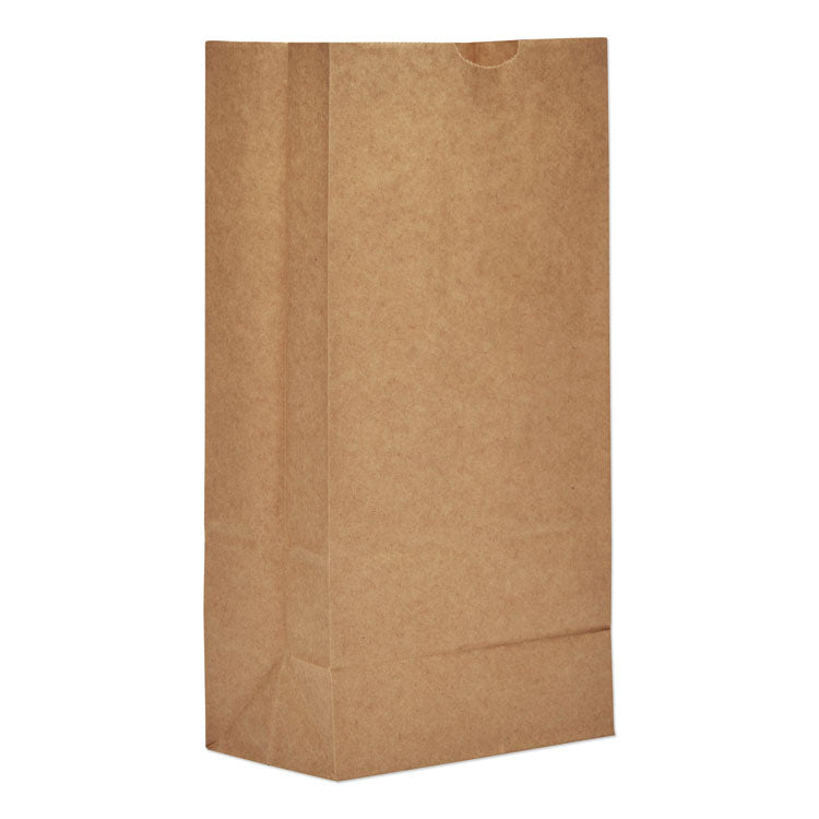 General - Grocery Paper Bags, 57 lb Capacity, #8, 6.13" x 4.17" x 12.44", Kraft, 500 Bags