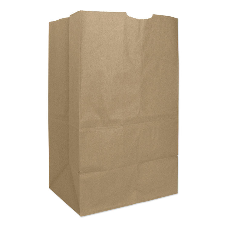 General - Grocery Paper Bags, 50 lb Capacity, #20 Squat, 8.25" x 5.94" x 13.38", Kraft, 500 Bags