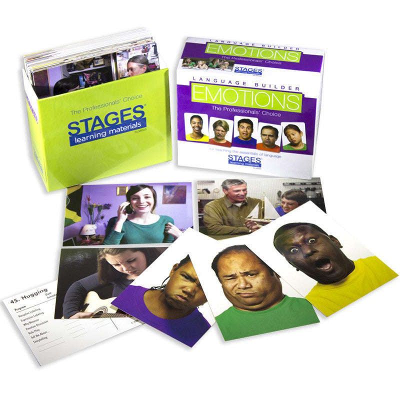 STAGES LEARNING MATERIALS - Language Builder® Emotion Card Set, Pack of 80