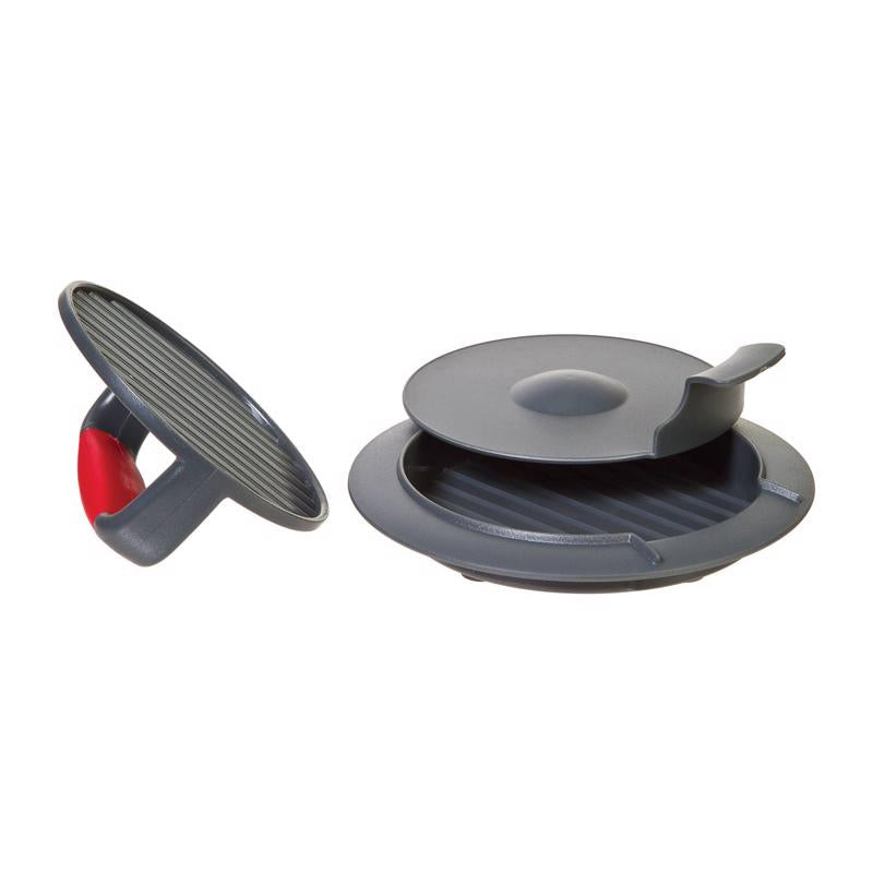 PROGRESSIVE - Progressive Prepworks Gray/Red Plastic Burger Press 1 Burger - Case of 3