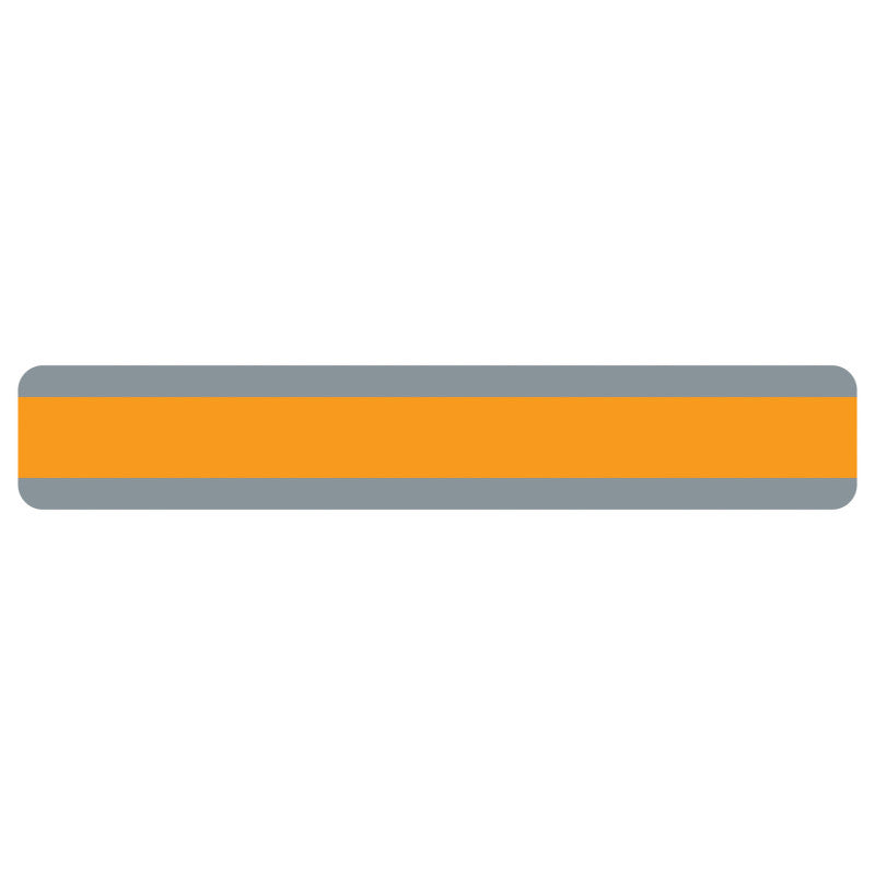 Double Wide Sentence Strip Reading Guide, 1-1/4" x 7-1/4", Orange
