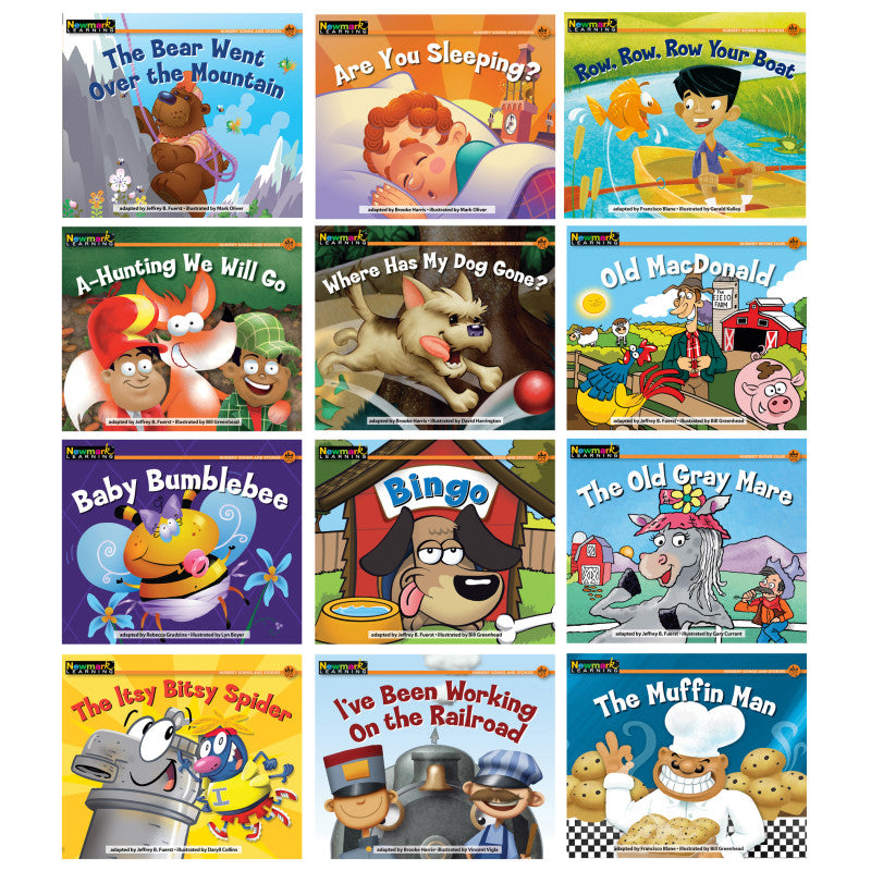 NEWMARK LEARNING - Rising Readers Leveled Book, Nursery Rhyme Songs