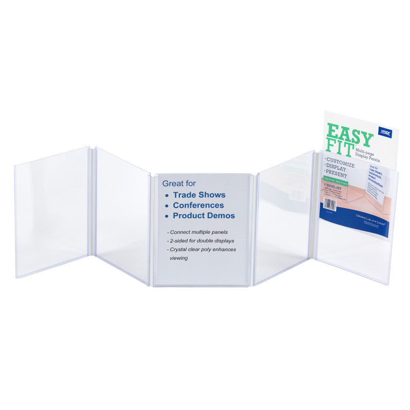 STRIDE - EasyFit® Multi-Page Clear Display, 5 Panels