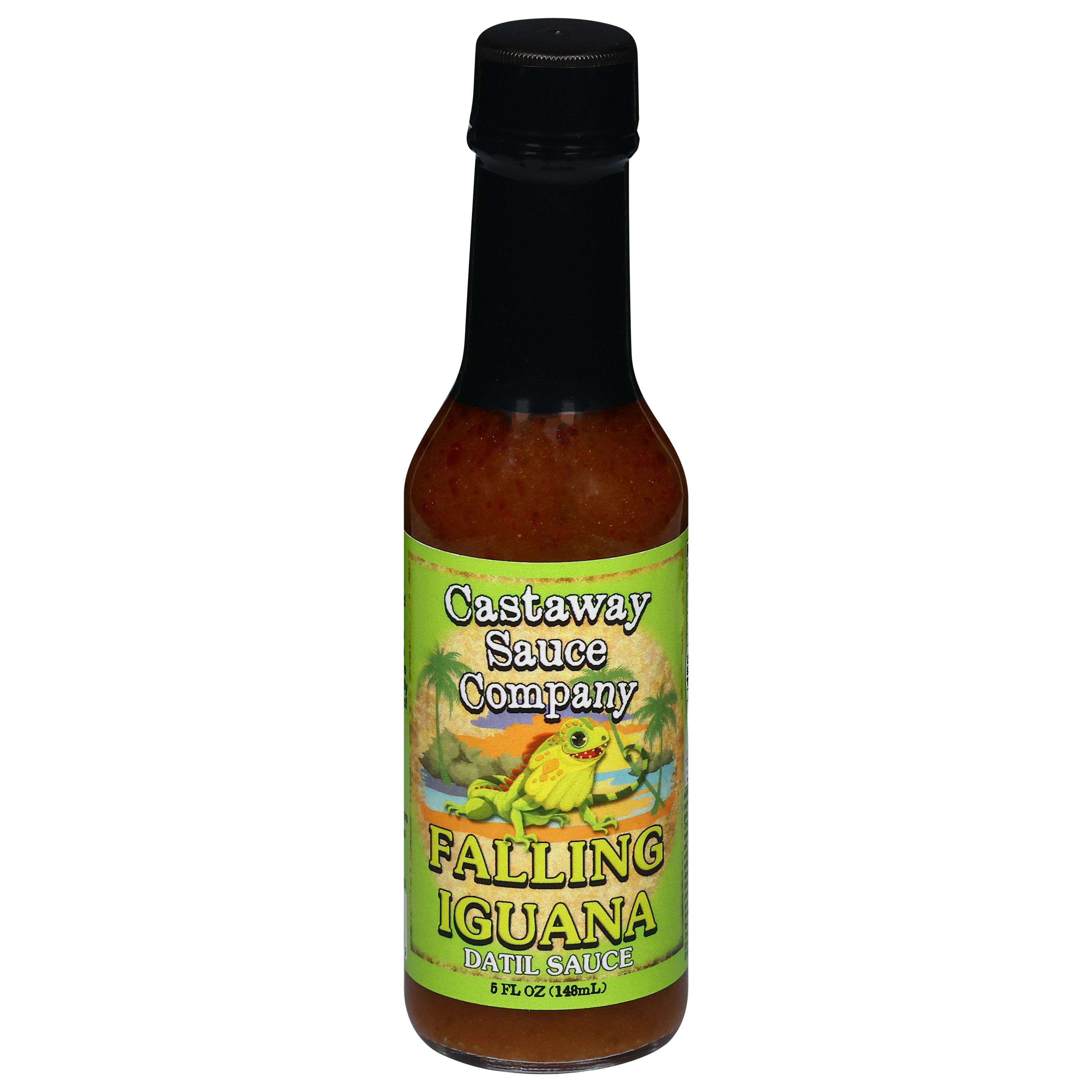 Castaway Sauce Company Falling Iguana Datil Sauce 5 fl oz - Case of 12