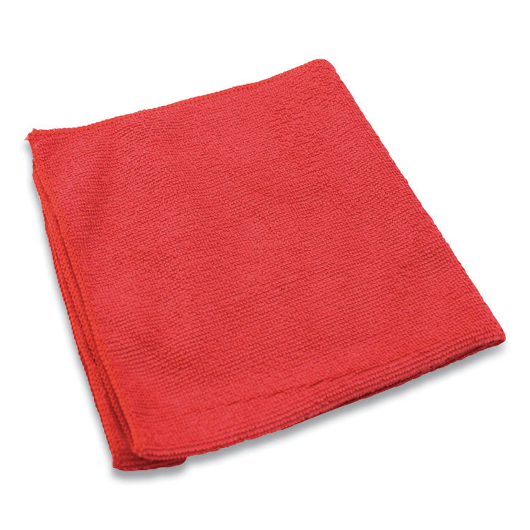 Impact - Lightweight Microfiber Cloths, 16 x 16, Red, 240/Carton