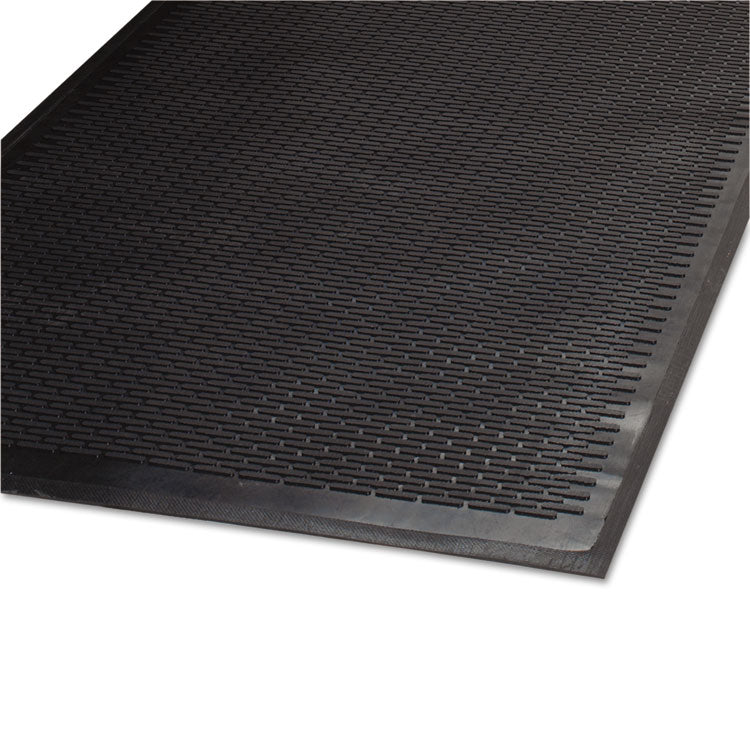Guardian - Clean Step Outdoor Rubber Scraper Mat, Polypropylene, 36 x 60, Black