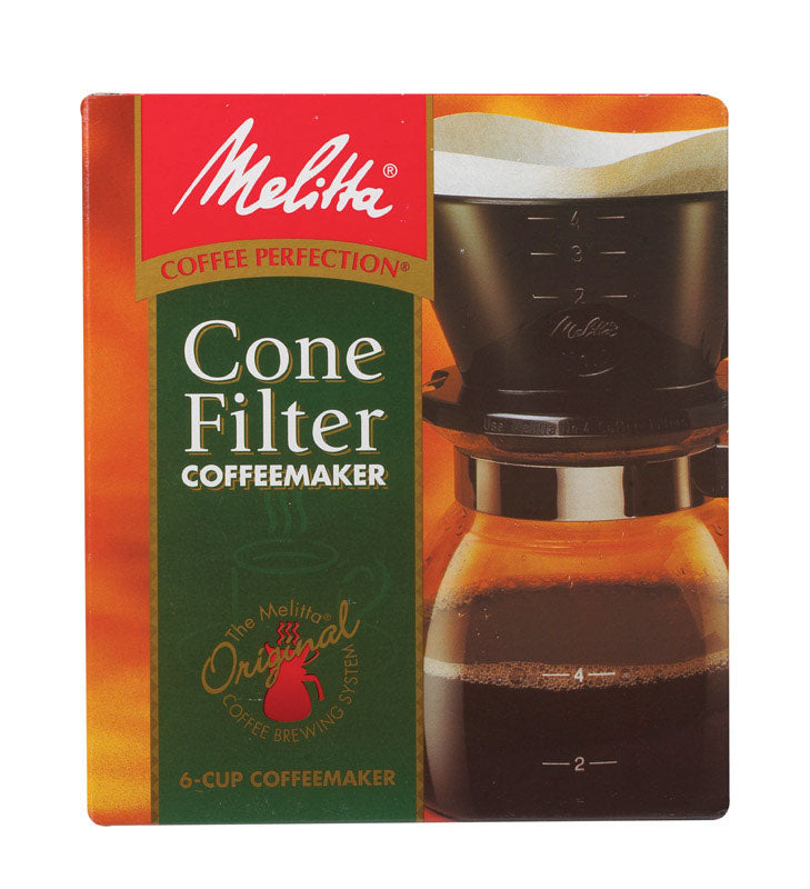 MELITTA - Melitta 6 cups Black Pour-Over Coffee Brewer