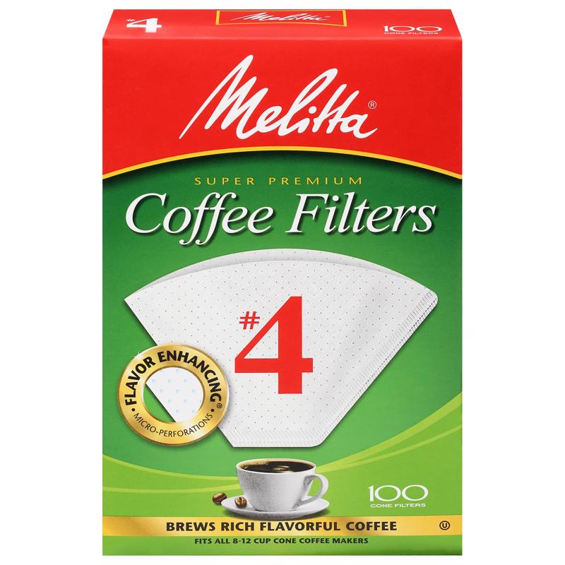 MELITTA - Melitta 12 cups White Cone Coffee Filter 100 pk