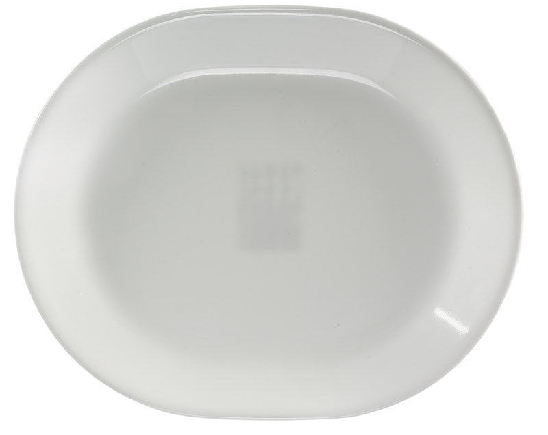 CORELLE - Corelle White Glass Winter Frost White Serving Platter 12-1/2 in. D 3 pk - Case of 3