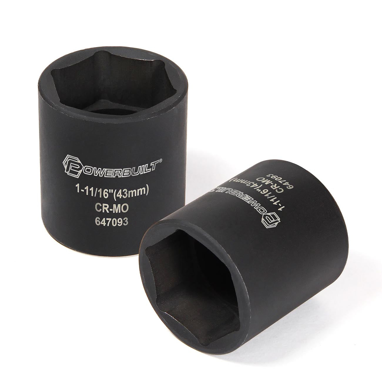 PowerBuilt SAE 1-11/16" Dodge Spindle Nut Impact Socket - 1/2" Drive