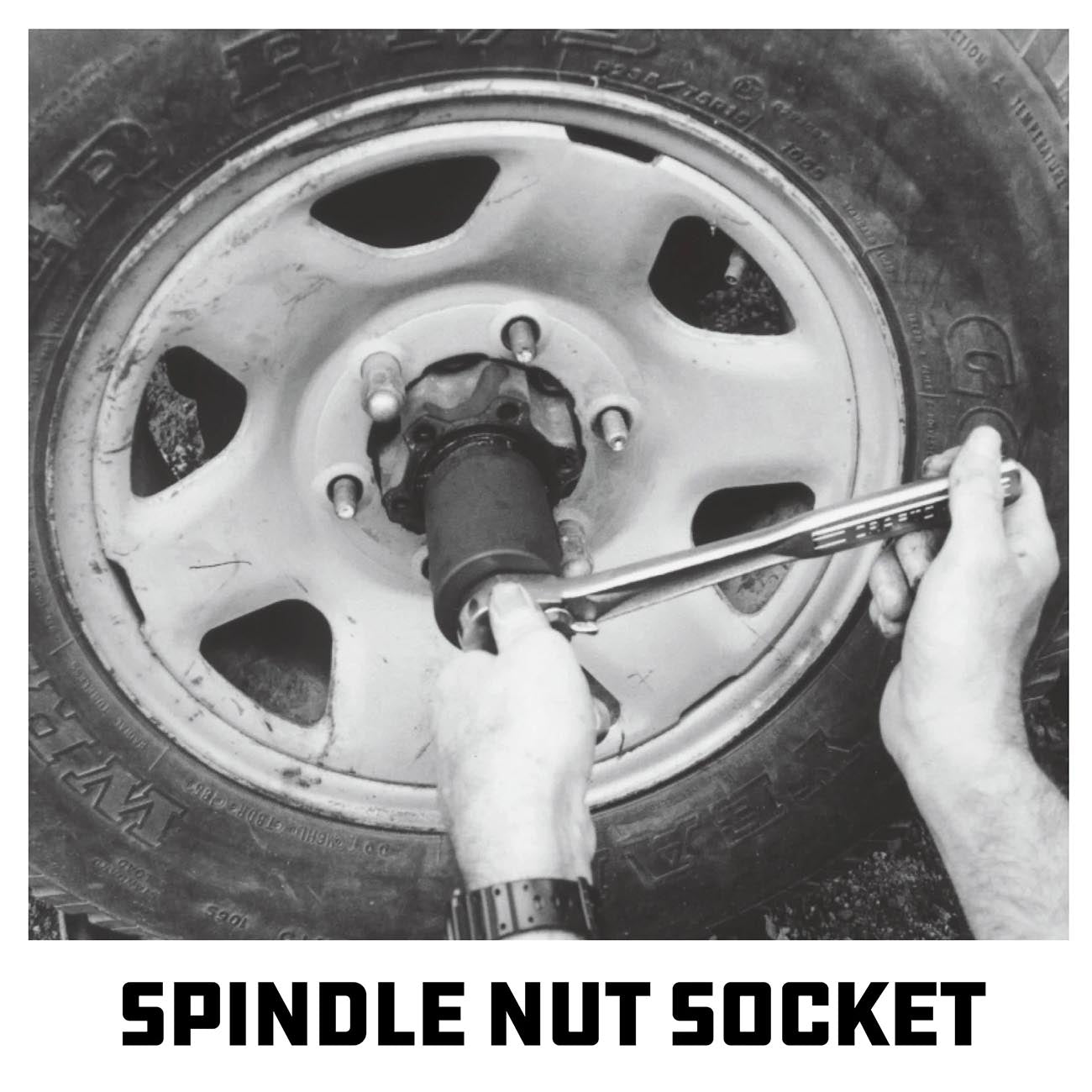 PowerBuilt SAE 1-11/16" Dodge Spindle Nut Impact Socket - 1/2" Drive